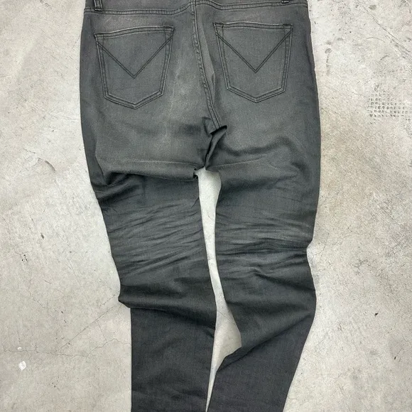 John Varvatos skinny dark sage jeans