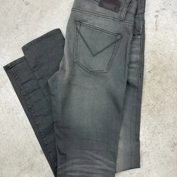 John Varvatos skinny dark sage jeans