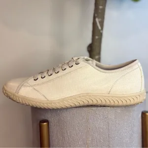 JOHN VARVATOS | Star USA Cream ‘Hattan Low-Top’ Leather Sneakers |