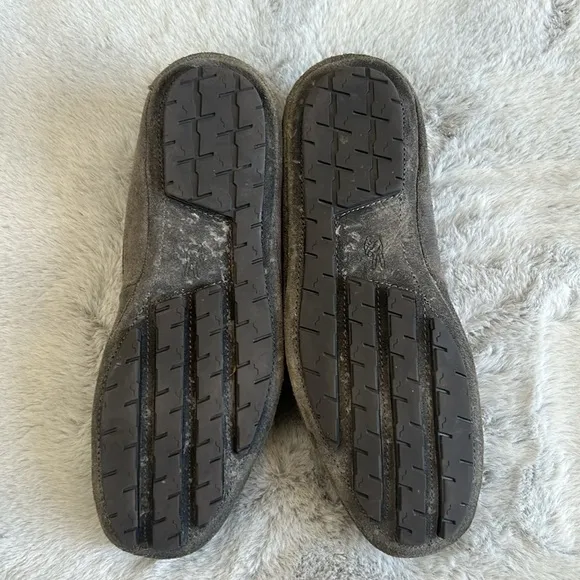 John Varvatos suede leather studded loafers driving moccasins size 8