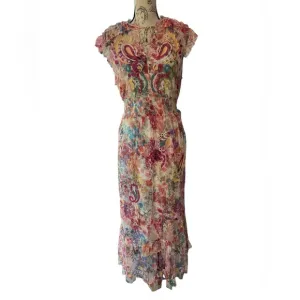 Johnny Was Mazzy Tie Dress, size large, new with tags