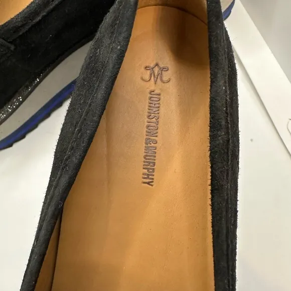 Johnston &amp; Murphy Black Flats with Tassels