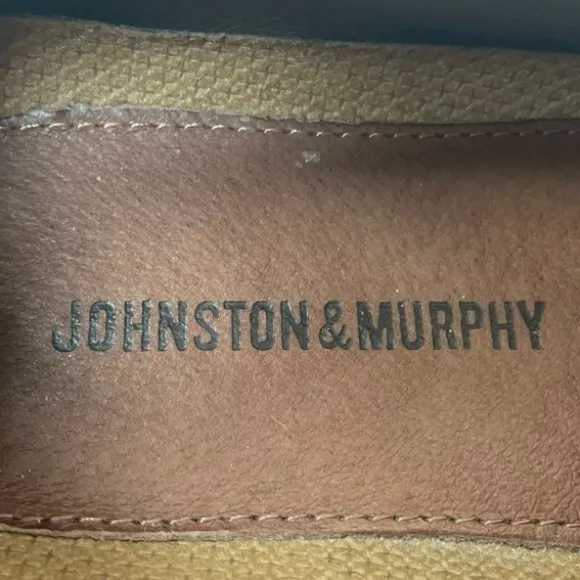 Johnston &amp; Murphy Men’s Halsey Brown Leather Woven Tassel Loafers