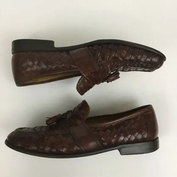Johnston &amp; Murphy Woven Basketweave Formal Loafers