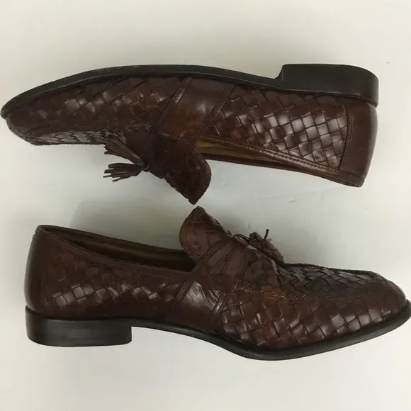 Johnston &amp; Murphy Woven Basketweave Formal Loafers