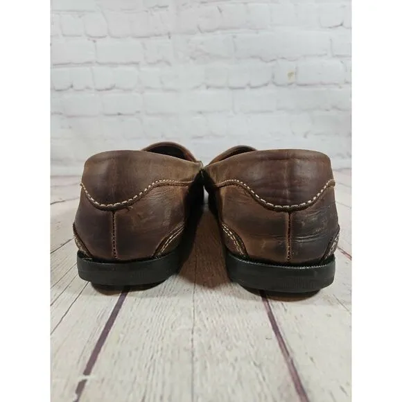 Johnston &amp; Murphy Trevitt Woven Venetian Leather Loafers Men's Size 11.5