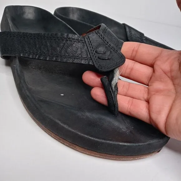 John Varvatos black sandals size 13