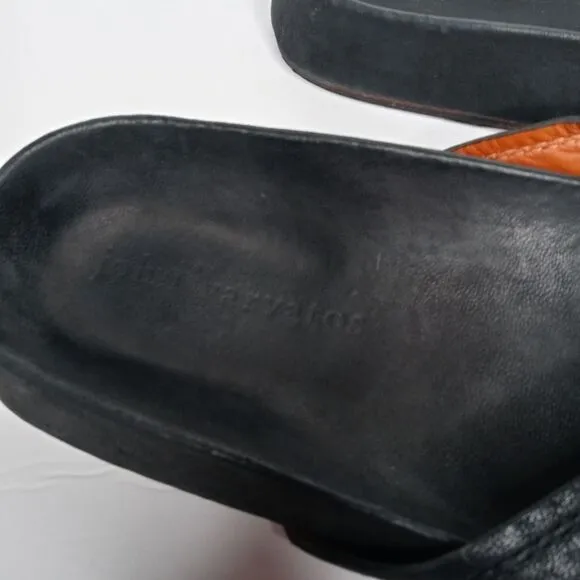 John Varvatos black sandals size 13