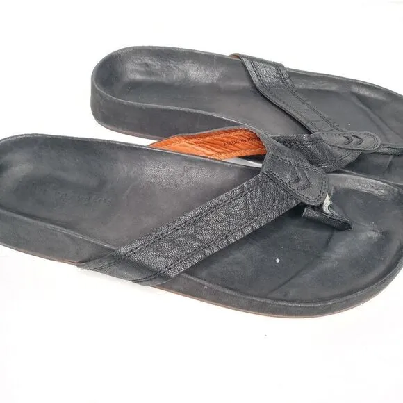 John Varvatos black sandals size 13