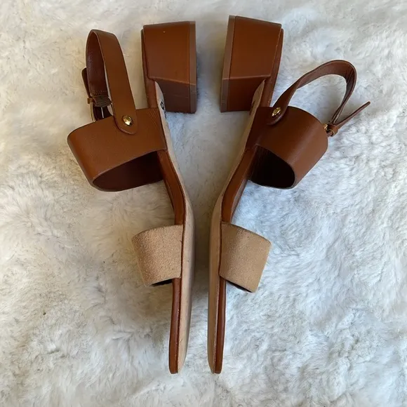 Joie double strap leather sandals