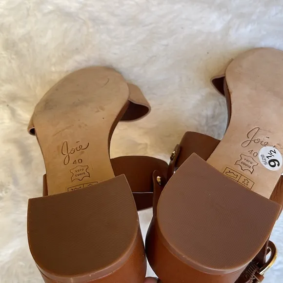 Joie double strap leather sandals