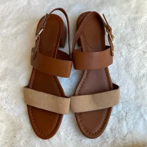 Joie double strap leather sandals