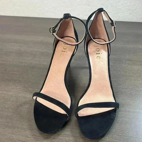JOIE Women's Maisie Ankle black Strap Sandals Size 9