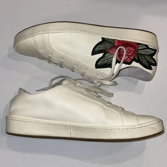 Joie Daryl Cream Floral Sneakers