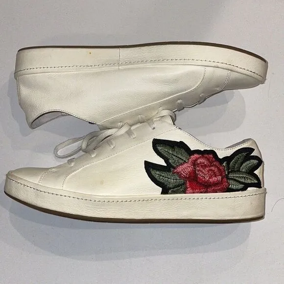 Joie Daryl Cream Floral Sneakers
