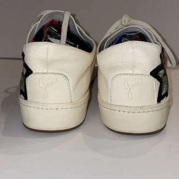 Joie Daryl Cream Floral Sneakers