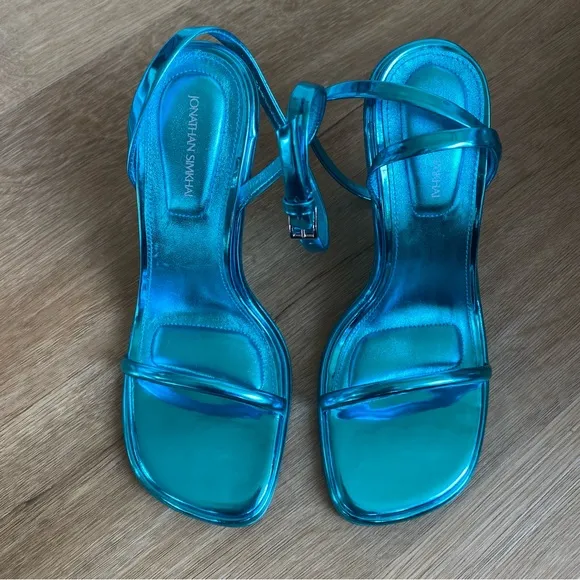 Jonathan Simkhai Carmela metallic sandals