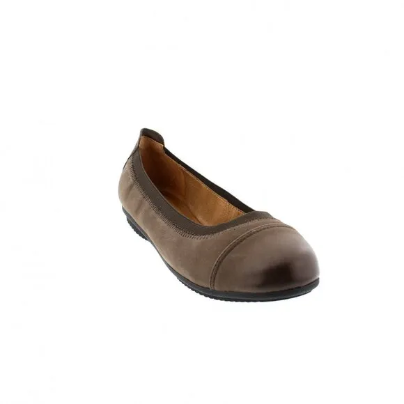 Josef Seibel Womens Pippa Taupe Ballet Flats Shoes 36 5 - 5.5 Medium (B,M) NIB