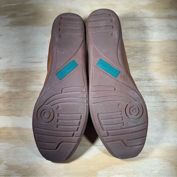 Josef Seibel Brown Leather Flats Women’s Size 10