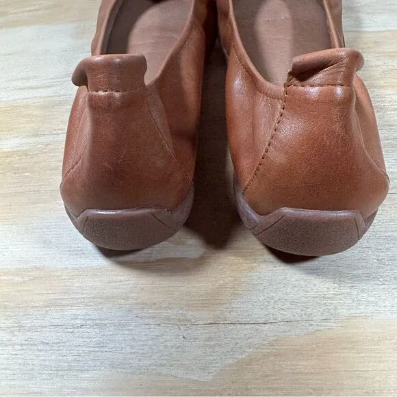 Josef Seibel Brown Leather Flats Women’s Size 10