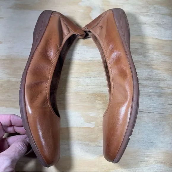 Josef Seibel Brown Leather Flats Women’s Size 10