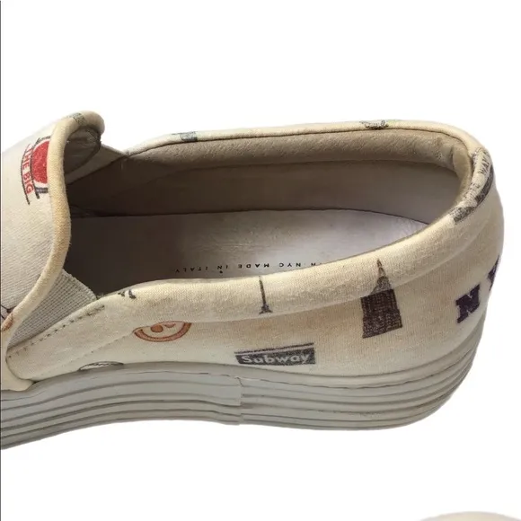 JOSHUA’S~ All Over NY Slip-On Platform Sneakers
