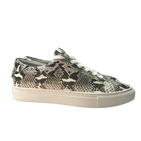 J/SLIDES BLACK &amp; WHITE EMBOSSED LUCKI SNEAKERS - NIB!