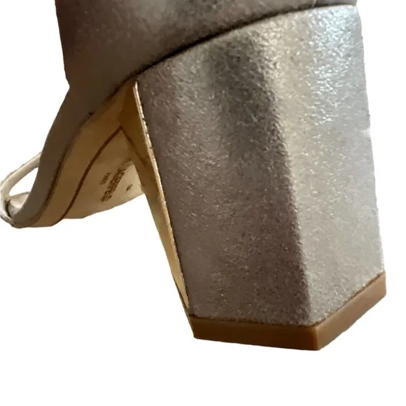 Karl Lagerfeld Haila Gold Metallic Sandals