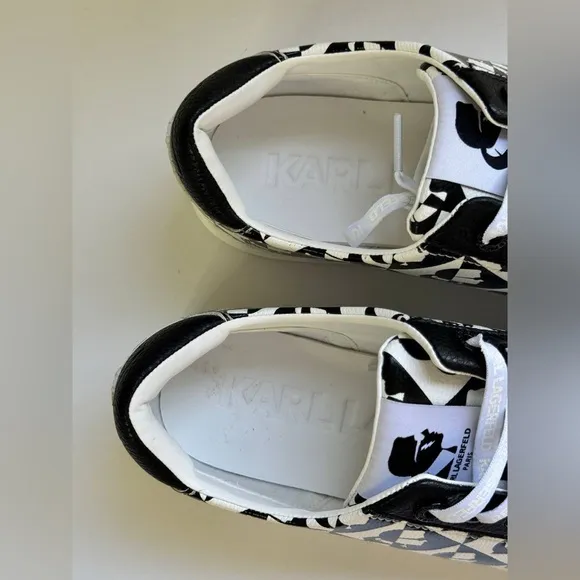 KARL LAGERFELD PARIS Cate Logo Platform Sneakers