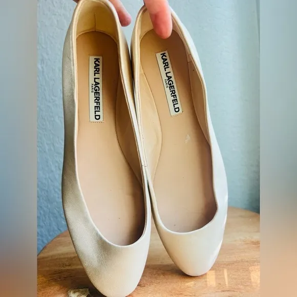 Karl lagerfeld pars flats size 8