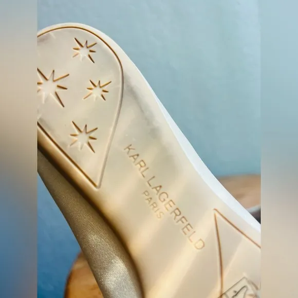 Karl lagerfeld pars flats size 8