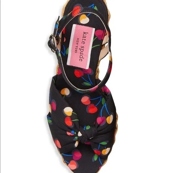 Kate Spade Anita Cherry Wedge Sandal