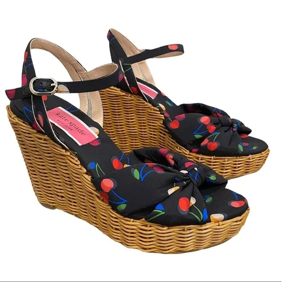 Kate Spade Anita Cherry Wedge Sandal