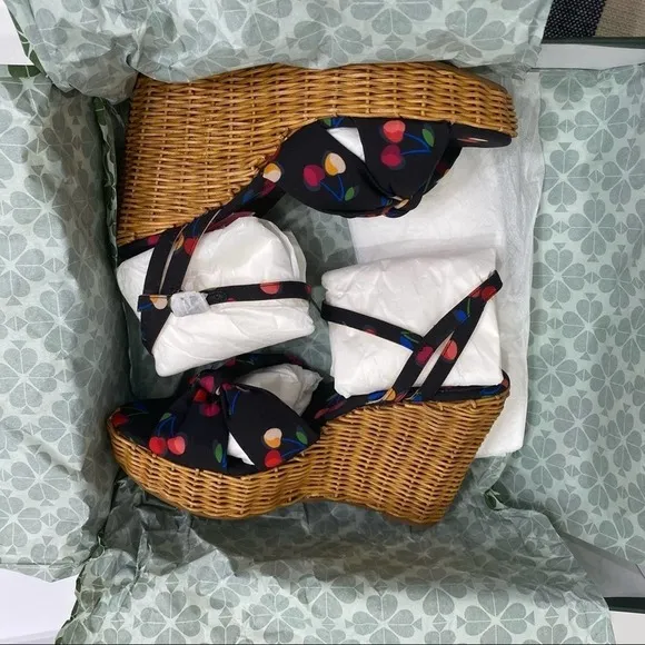 Kate Spade Anita Cherry Wedge Sandal