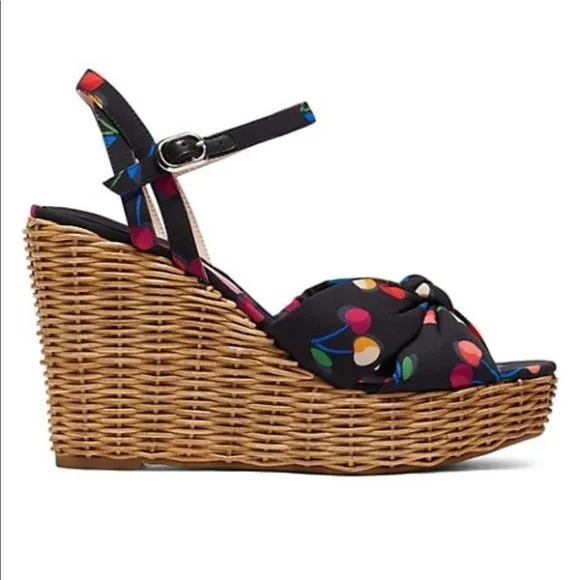 Kate Spade Anita Cherry Wedge Sandal