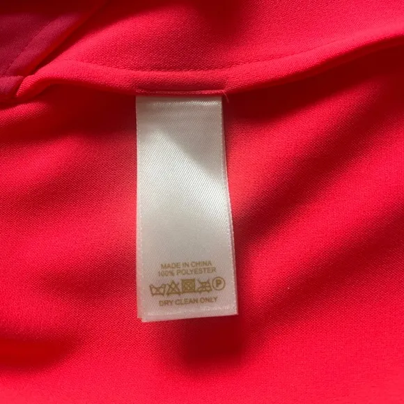 Kate Spade Crepe Gathered Neon Orange Cocktail A-line Relax Skirt Geranium Pink