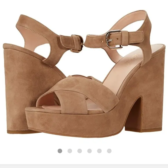 Kate Spade | Grace Platform Sandals Roasted Almond
