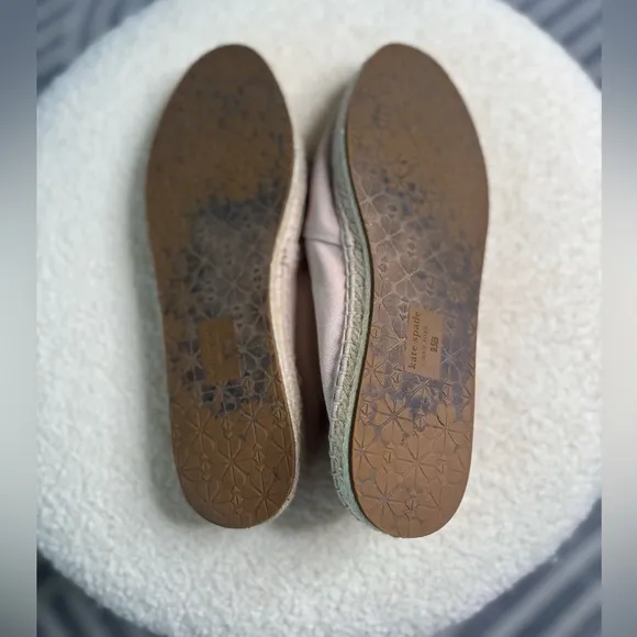 Kate Spade New York &quot;Grenada Glasses&quot; Espadrilles Pale Vellum size 9.5