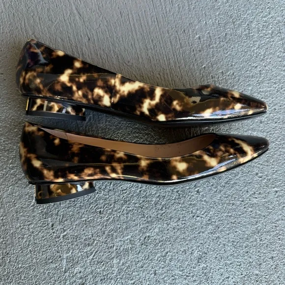 Kate Spade New York Fallyn Tortoise Patent Leather Ballet Flats