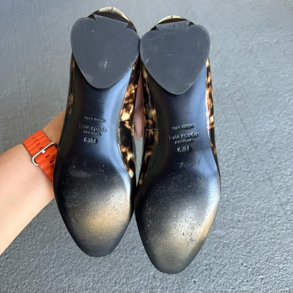Kate Spade New York Fallyn Tortoise Patent Leather Ballet Flats