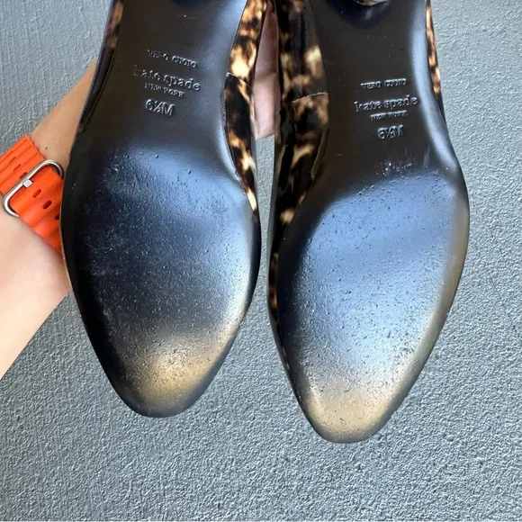 Kate Spade New York Fallyn Tortoise Patent Leather Ballet Flats