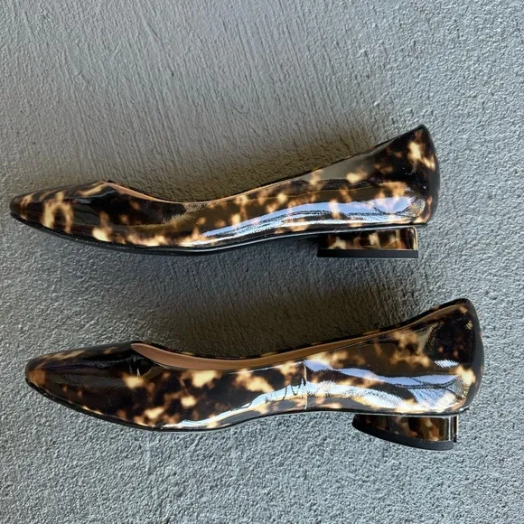 Kate Spade New York Fallyn Tortoise Patent Leather Ballet Flats