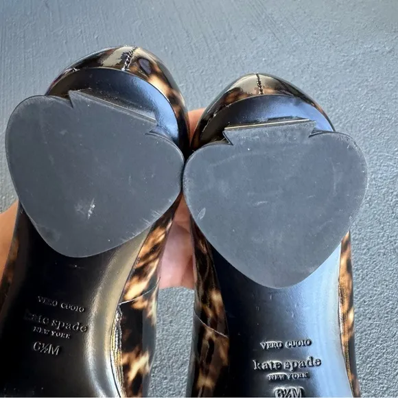 Kate Spade New York Fallyn Tortoise Patent Leather Ballet Flats