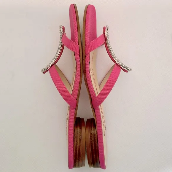 Kate Spade New York Rhinestone Embellished Slide Sandals, Pink 5
