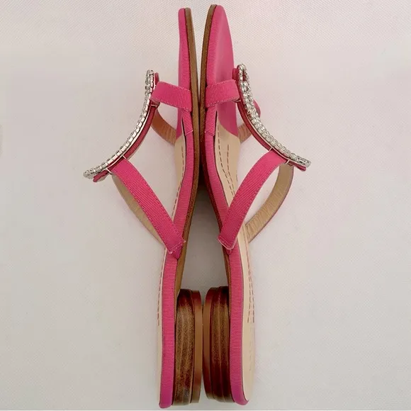 Kate Spade New York Rhinestone Embellished Slide Sandals, Pink 5