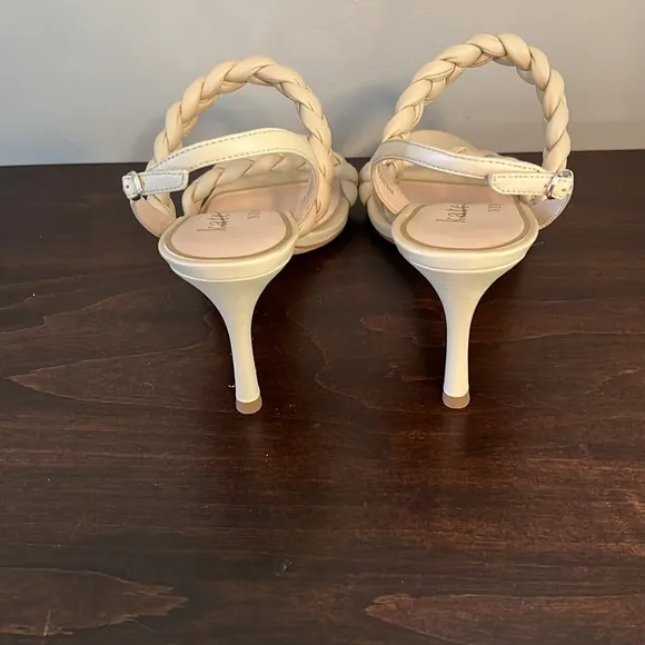 KATE SPADE NEW YORK saffron braided dual-band slingback sandals 7.5