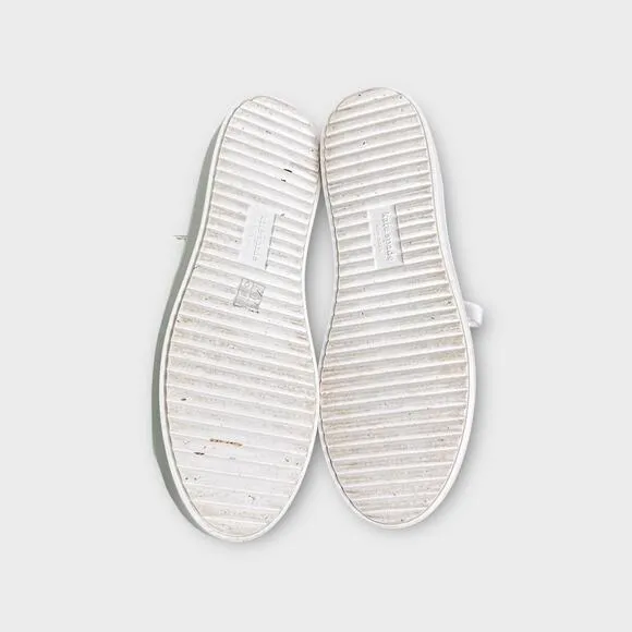 Kate Spade New York Serve White Canvas Lace Up Platform Sneakers