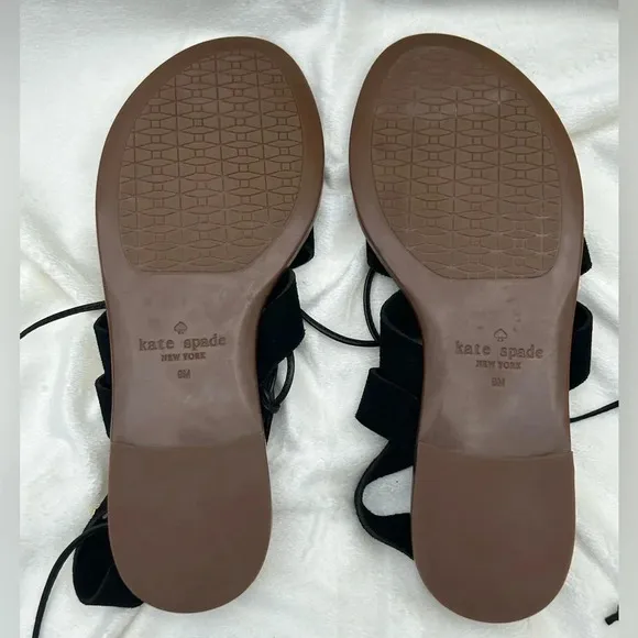 Kate Spade Suno Gladiator Sandals in Black