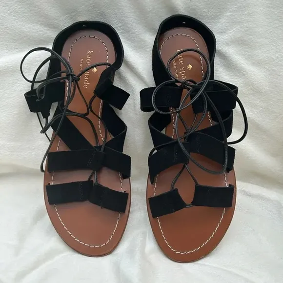 Kate Spade Suno Gladiator Sandals in Black