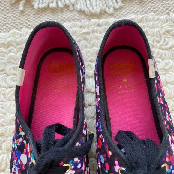 KATE SPADE x Keds confetti print low top sneakers 7.5